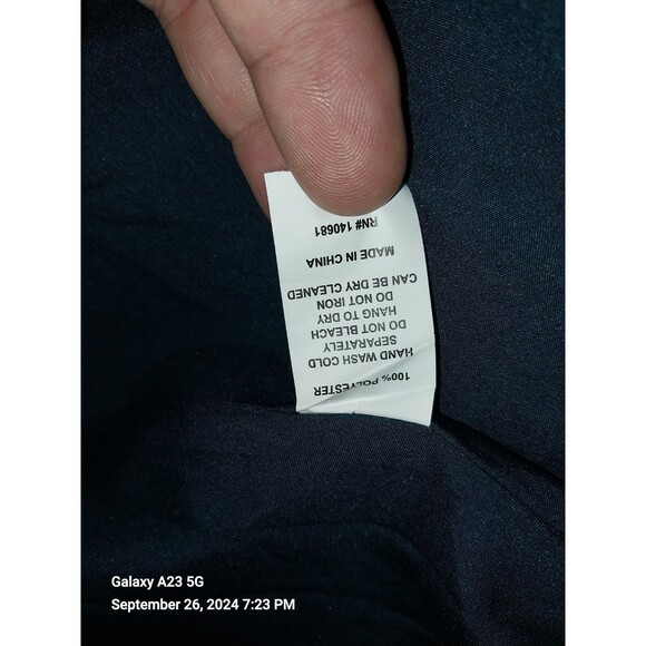 Unique Vintage Green Striped Dress Medium 6-8 - Picture 6 of 6